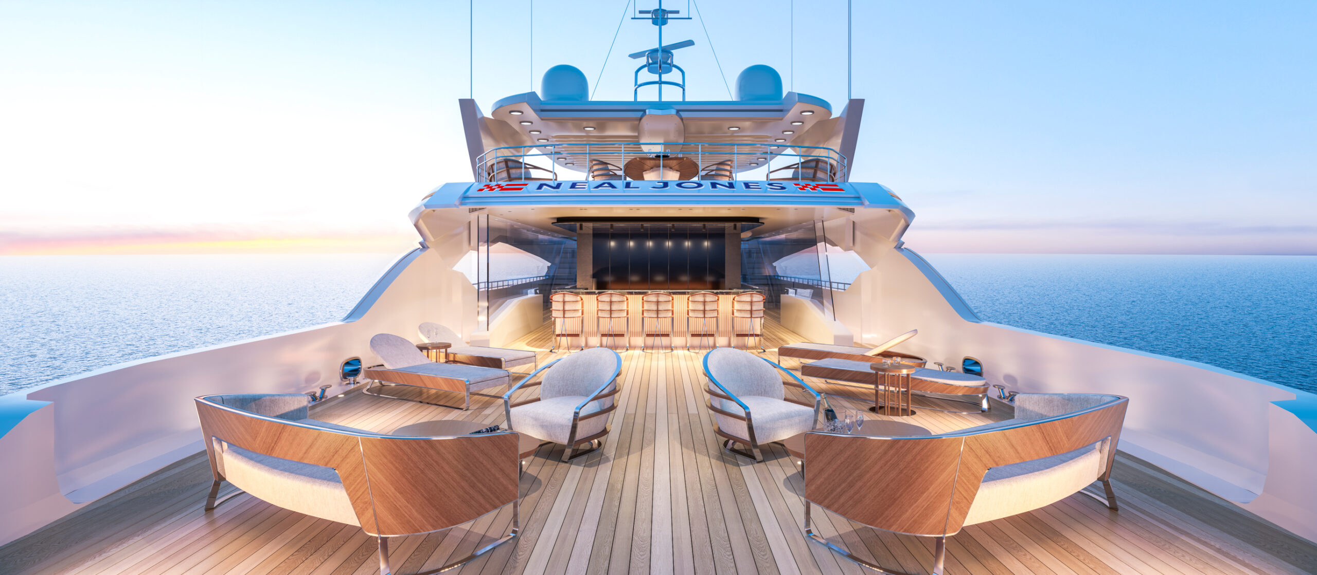 yacht exterior furniture